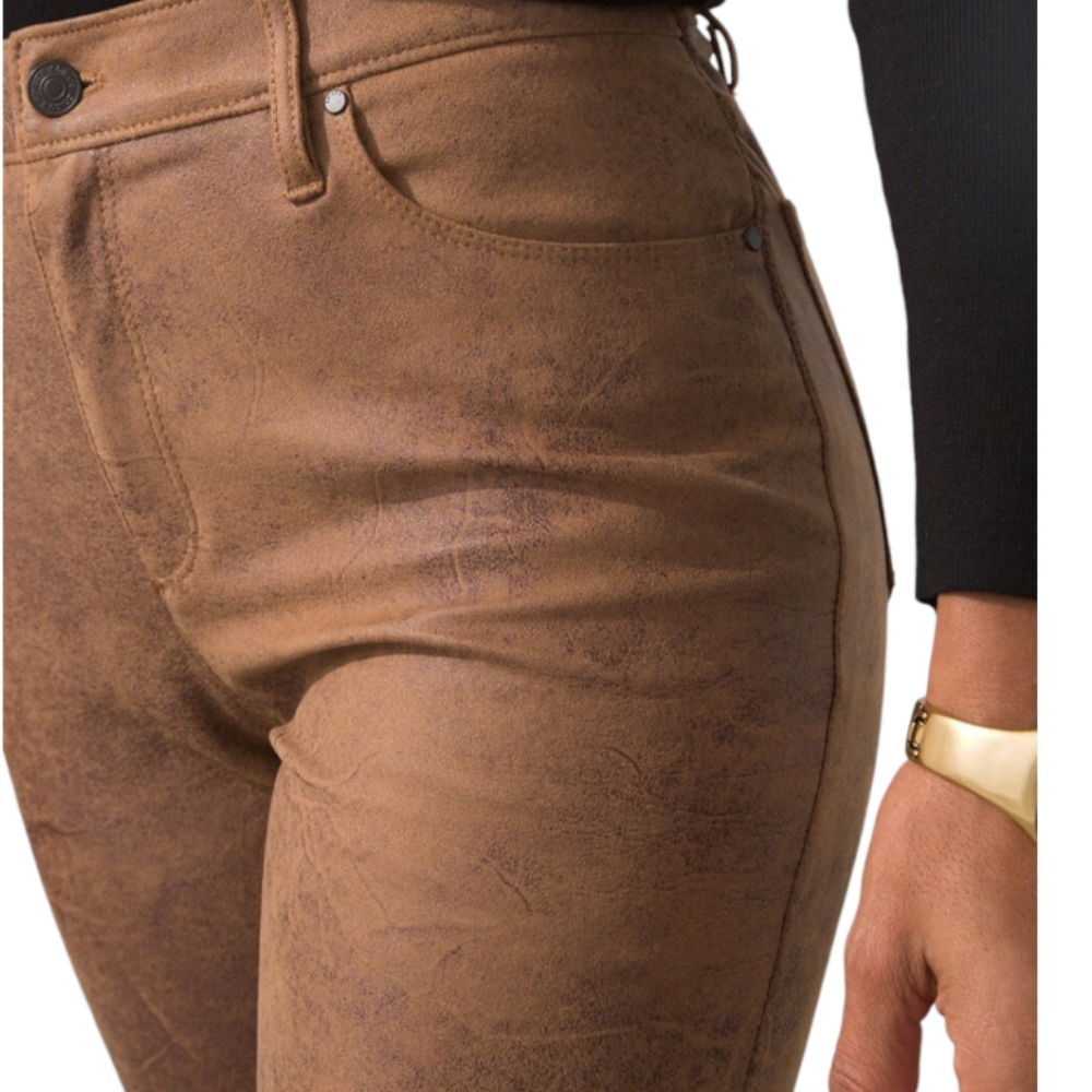 Chico's New Faux Suede Slim Pants